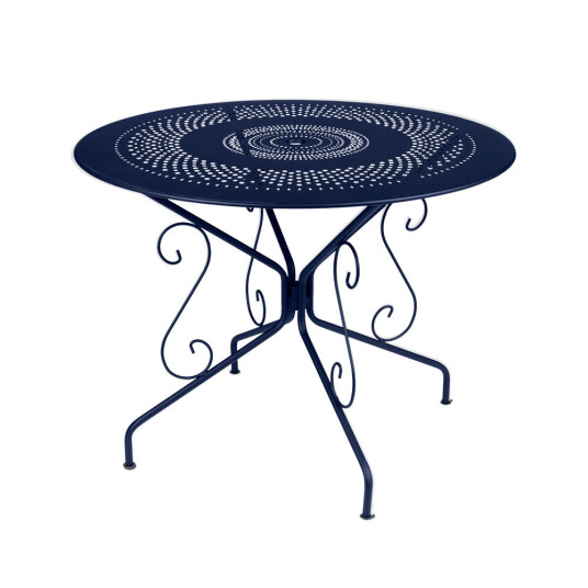 Fermob Montmartre Table 96 cm Deep Blue 92