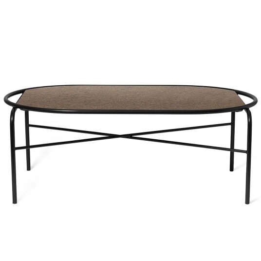 Warm Nordic Secant ovalt salongbord granit Antique brown Warm Nordic Secant ovalt salongbord granit Antique brown