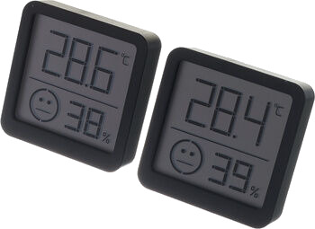 TFA Thermo-Hygrometer BK Set of 2