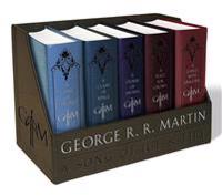 George R. R. Martin'S A Game Of Thrones Leather-Cloth Boxed Set (Song Of Ice And Fire Series) Av George Rr Martin