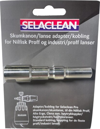 Selaclean Högtryckskoppling 1/4'' Inv. För Nilfisk Proffs/industri/proffs (Okq8 Tvätthall)