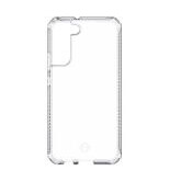 ITSKINS Spectrum Clear - Baksidedeksel for mobiltelefon - antimikrobielt - polymer, termoplast-polyuretan (TPU), Impacthane - gjennomsiktig - for Samsung Galaxy S22+