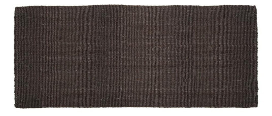 Dixie Jute dørmatte svart 80x180 cm
