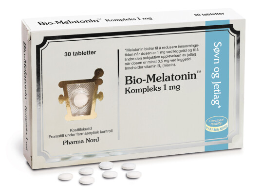 Pharma Nord Bio-Melatonin Kompleks 1 mg, 1 stk. Pharma Nord Bio-Melatonin Kompleks 1 mg, 1 stk.