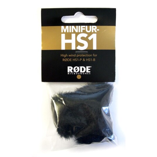 Røde Minifur-HS1 Vindhette Kunstig Pels til Mikrofoner 3 Stk
