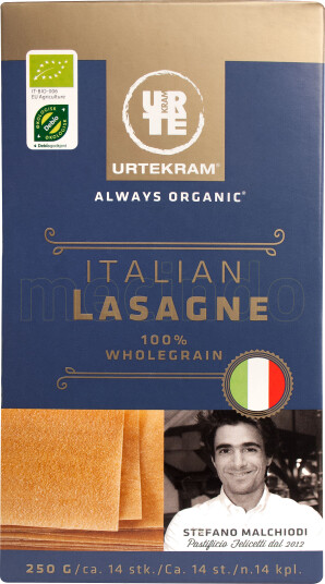 Urtekram Lasagne Fullkorn Ø 250g