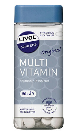 Livol Multivitamin 50+ 150 Tabletter Livol Multivitamin 50+ 150 Tabletter