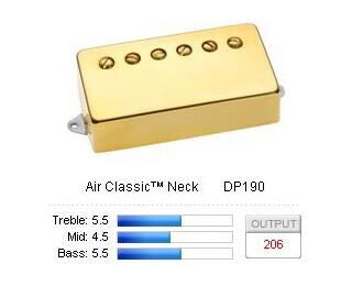 Dimarzio Dp190g Pickup Humbucker Air Classic/neck Gull