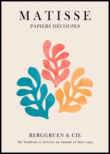 Matisse floral 3 Poster Plakat / 70x100cm
