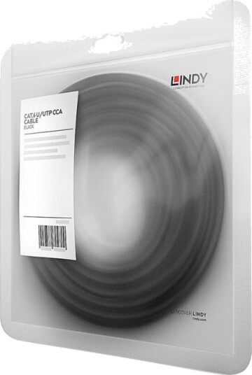 Lindy Rj 45 Cat 6 Utp Svart