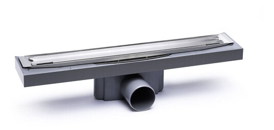 Purus PRO Line Premium Sideutløp Krom / 1000mm 75mm
