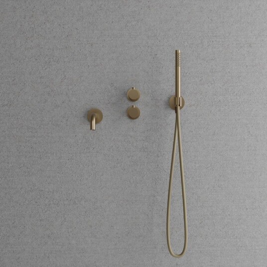 Scandtap Steel Harmonized 4 Badekararmatur Champagne Scandtap Steel Harmonized 4 Badekararmatur Champagne
