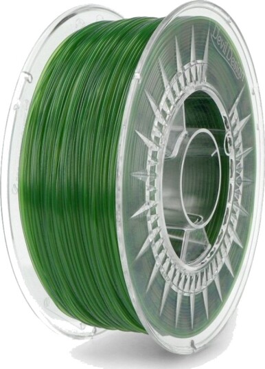 Devil Design Filament Petg 1.75 Mm 1 Kg Grønn Transparent Devil Design Filament Petg 1.75 Mm 1 Kg Grønn Transparent