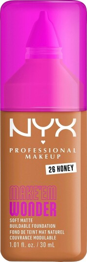 NYX Professional Makeup   Make Em Wonder Foundation 30 Ml   Brun