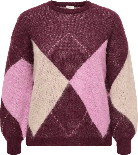 ONLY Carmakoma Carnoeme Jq Ls O Neck Knt Noos WINETASTING 42 44 ONLY Carmakoma Carnoeme Jq Ls O Neck Knt Noos WINETASTING 42 44