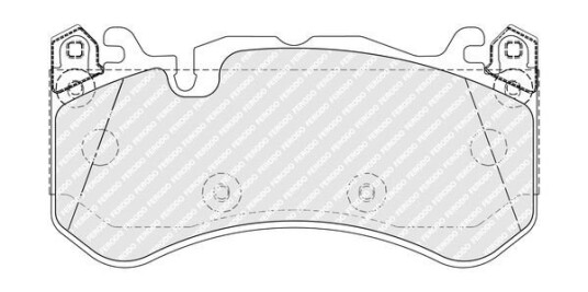 Bremseklosser FERODO FDB5381 Bremseklosser FERODO FDB5381