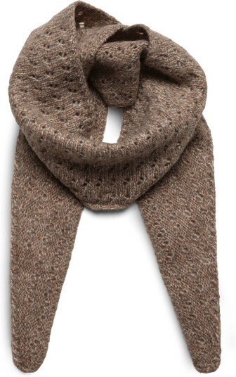 Kaffe Kaivy Knit Scarf   Brown   ONE SIZE