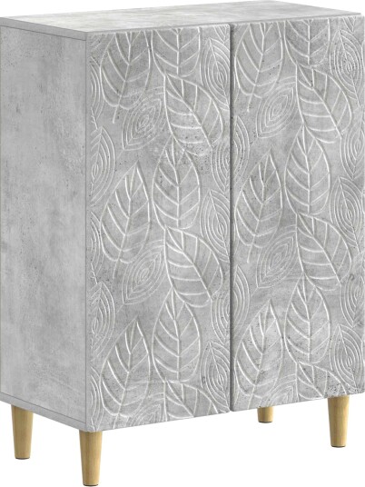 vidaXL Baderom Oppbevaringsskap DELFT Betonggrå 59,5 x 31 x 80 cm