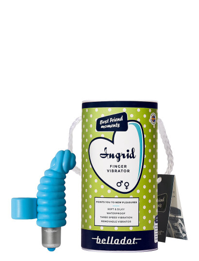 Belladot Ingrid Finger Vibrator Blue   Blue   
