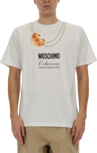 Moschino Herre Topper Hvit XL,