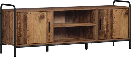vidaXL TV skap 133 x 33 x 50 cm Gammelt tre Konstruert tre