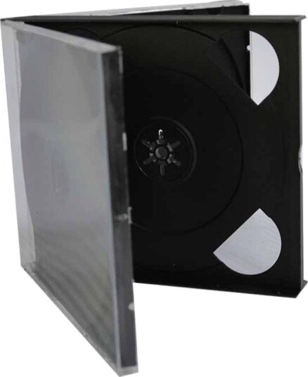 CD Cover tykk boks for 3 stk Disc Jewel Case Triple Cover - 5 stk i pk CD Cover tykk boks for 3 stk Disc Jewel Case Triple Cover - 5 stk i pk
