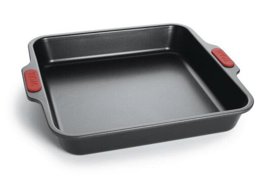 Woll - Bake It langpanne 28 x 28 cm svart/rød