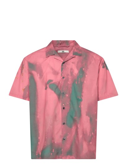 NEUW Bleach Print Ss Shirt Quartz - Pink - M