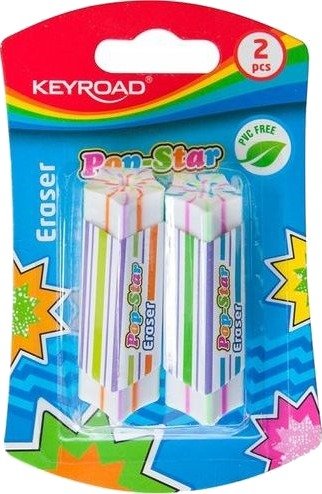Keyroad Viskelær Pop-Star 2 Stk.