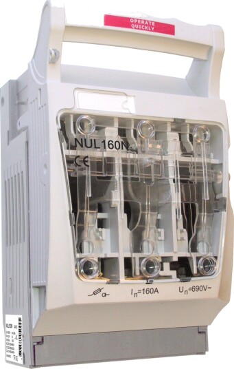 Eldon Sikringsbryter NUL160N 3-Polet, 690 v, 160 A, IP20