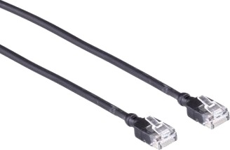 Mercodan Rj 45 Cat6a U/Utp Sort 20 M Mercodan Rj 45 Cat6a U/Utp Sort 20 M
