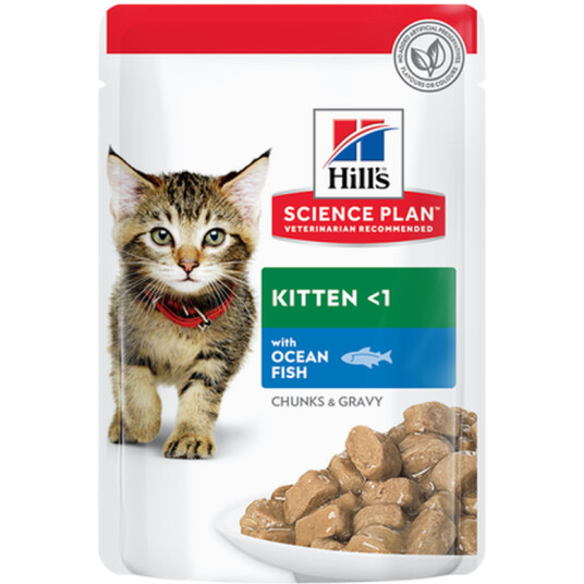 Hills Science Plan Kattunge Våtfôr Kylling og Fisk 48 x 85 g