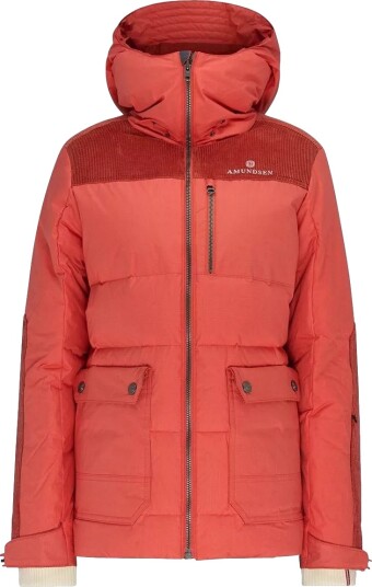 Amundsen Groomer Jacket Womens Jakke Rød XS