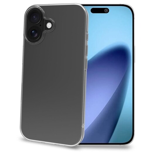 Celly Gelskin TPU-deksel for iPhone 17 Pro - Gjennomsiktig Mobildeksel