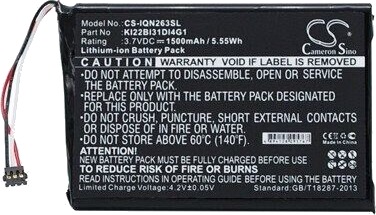 Cameron Sino Batteri For GPS Garmin Nuvi 2639LMT