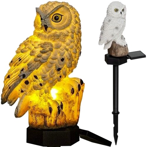 Ugle Hage Lampe - Lampe til Hage – Solcelle