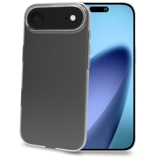 Celly Gelskin TPU Deksel for iPhone 17 Air - Gjennomsiktig Støtsikker