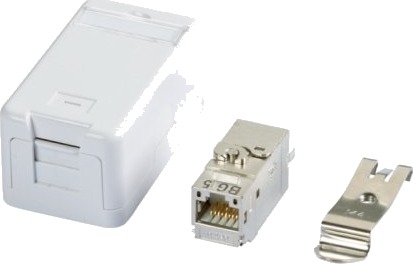 Metz Connect 130B21d1apl E Rj 45 Cat6a Hvit