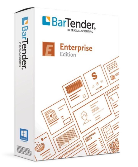 Seagull Bartender Enterprise: Application License + 20 Printers Includes Maintenance BTE 20