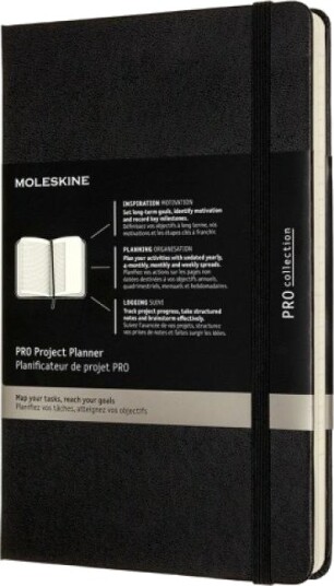 Moleskine Notes Moleskine Pro Project Planner L 13X21 Cm Innbundet Svart