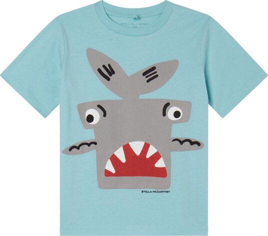 Stella McCartney Kids T skjorte   Lyseblå m. Hai   Stella McCartney Kids   10 år 140   T skjorte