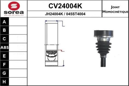 Drivledd EAI CV24004K
