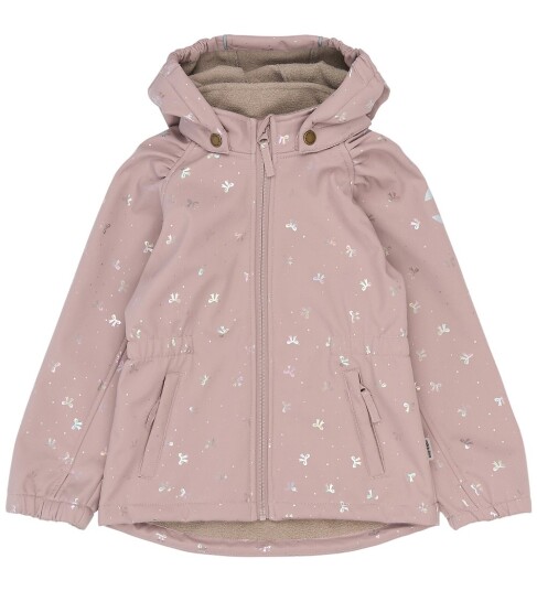 mikk line Softshell Jacket Aop Pink 110 mikk line Softshell Jacket Aop Pink 110
