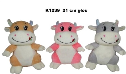 Cow K-1239 3Farge Med Stemme 20 Cm 63974 Cow K-1239 3Farge Med Stemme 20 Cm 63974
