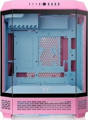Thermaltake The Tower 600 Midi Tower Kabinett med Herdet Glass Sidepanel Rosa Thermaltake The Tower 600 Midi Tower Kabinett med Herdet Glass Sidepanel Rosa