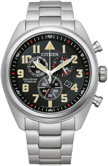 Citizen Herreklokke AT2480 81E Titanium Sort/Titan Ø43 mm Citizen Herreklokke AT2480 81E Titanium Sort/Titan Ø43 mm