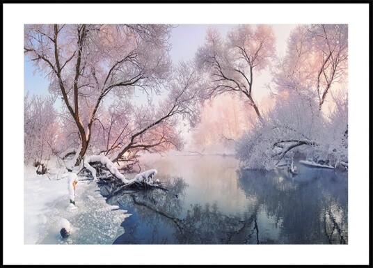 Christmas Lace Poster Plakat / 70x100cm