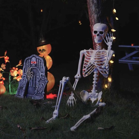 Halloween Skeleton 2 pcs Hvit 85 cm PVC Halloween Skeleton 2 pcs Hvit 85 cm PVC