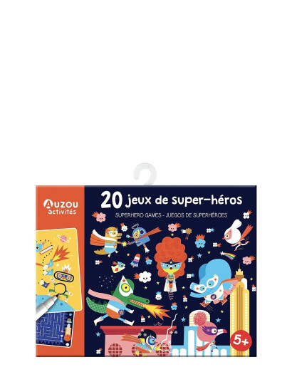 Auzou Activity Cards - 20 Superhero Games - Multi/patterned - ONE SIZE Auzou Activity Cards - 20 Superhero Games - Multi/patterned - ONE SIZE