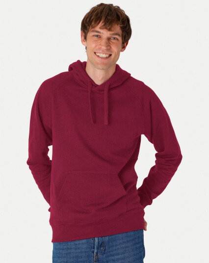 Neutral Organic   Mens Hooded Sweat Bordeaux